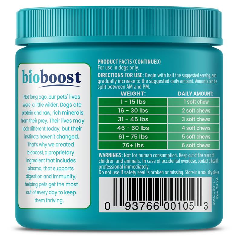 Solid Gold Calming Chews for Dogs – Gut & Immune Support with Melatonin for Relaxation & Overall Wellness