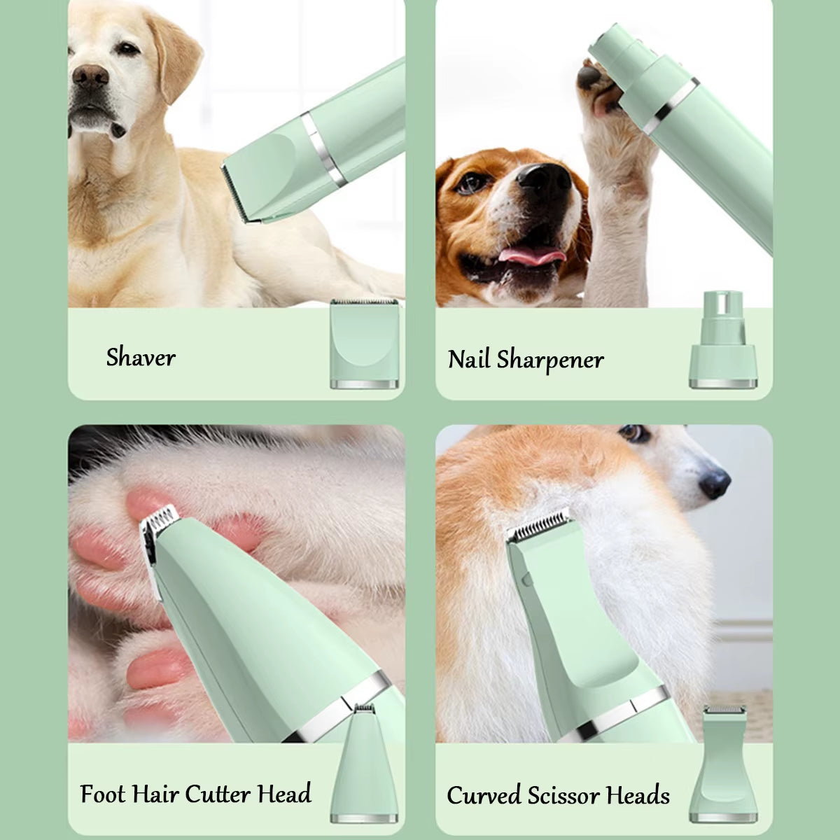 4-in-1 Pet Grooming Kit