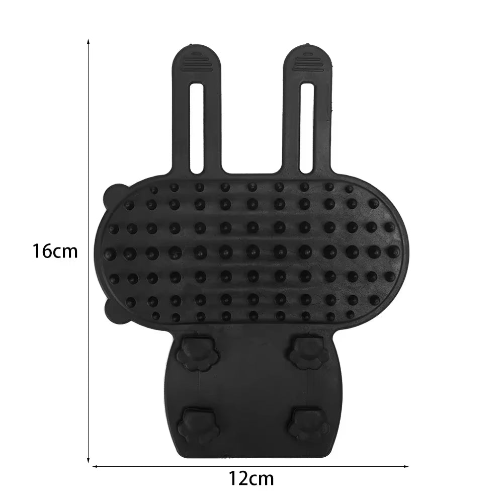 Silicone Pet Grooming Brush Set - 4-in-1 Cat & Dog Hair Removal and Massage Combs for Easy Self-Cleaning and Scratching