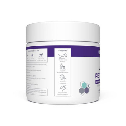 RENUE PET NMN Longevity Chews – 60 Liposomal Soft Chews for Canine Longevity, Metabolic Health & Weight Management 