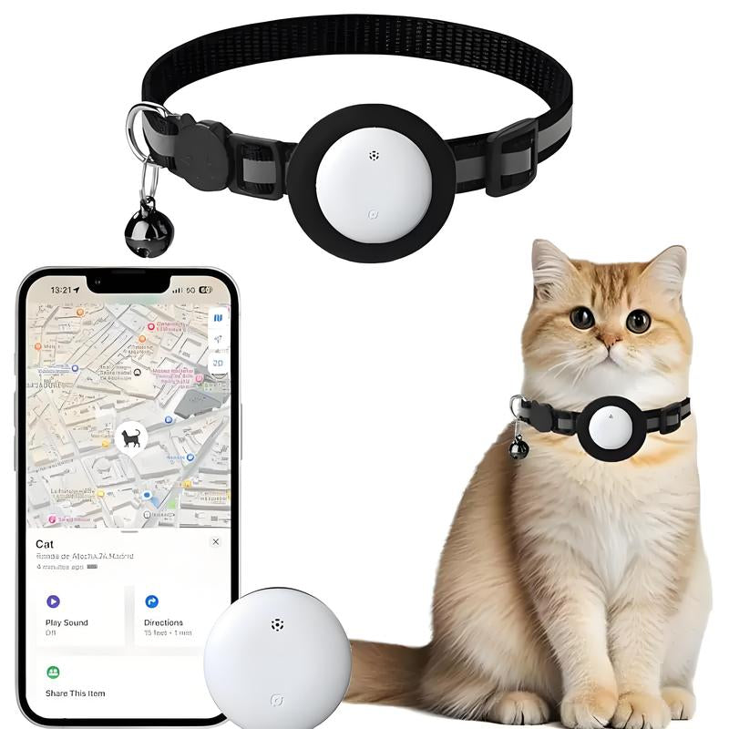 GPS Pet Tracker Collar – Smart Mini Locator for Dogs & Cats | Real-Time Tracking & Safety Alert