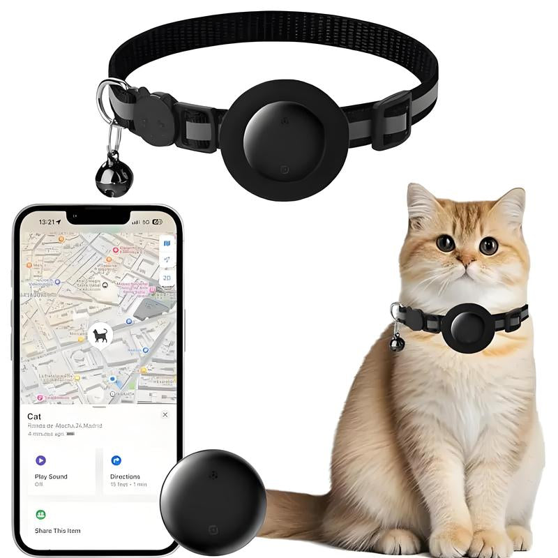 GPS Pet Tracker Collar – Smart Mini Locator for Dogs & Cats | Real-Time Tracking & Safety Alert