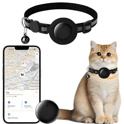 GPS Pet Tracker Collar – Smart Mini Locator for Dogs & Cats | Real-Time Tracking & Safety Alert