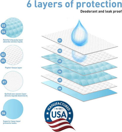 GoofyPet™ Premium Puppy Pads (100 Pack, 22"x22")